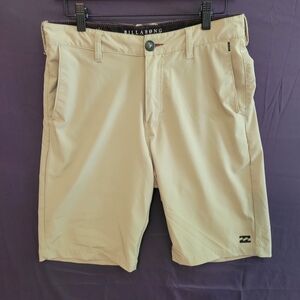 Billabong Tan Flat Front Summer Shorts